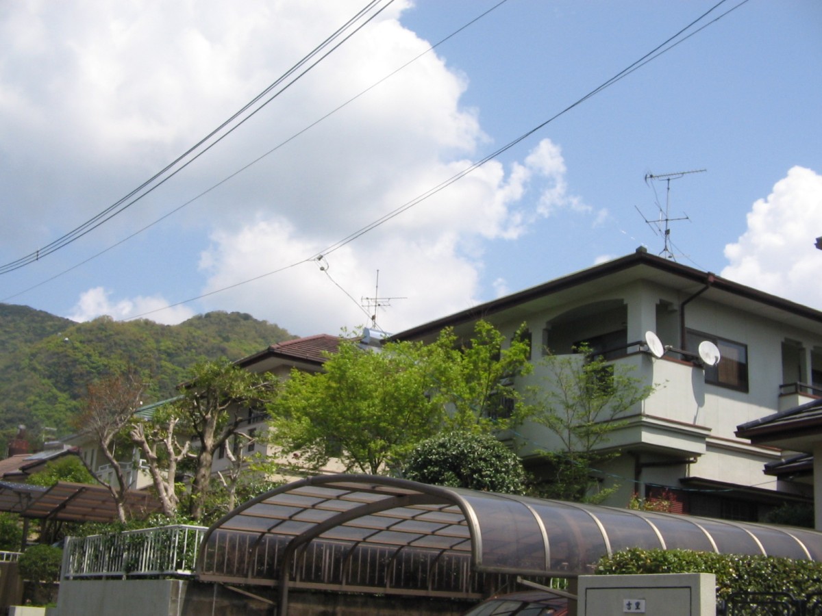 町道交差点よりとどろき院全景