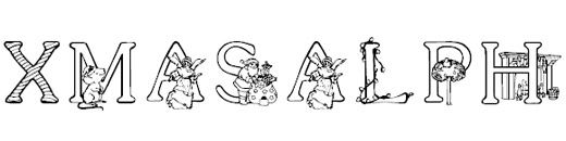 クリスマスフリーフォント