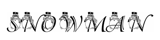 クリスマス用フリーフォント