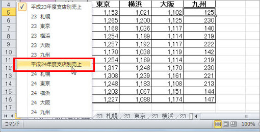たくさんあるシートから目的のシートを見つけ出すExcelワザ