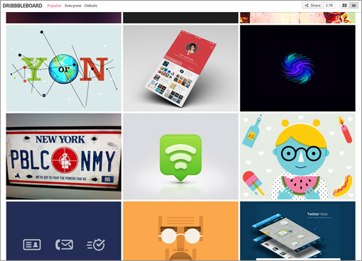 Dribbble Board