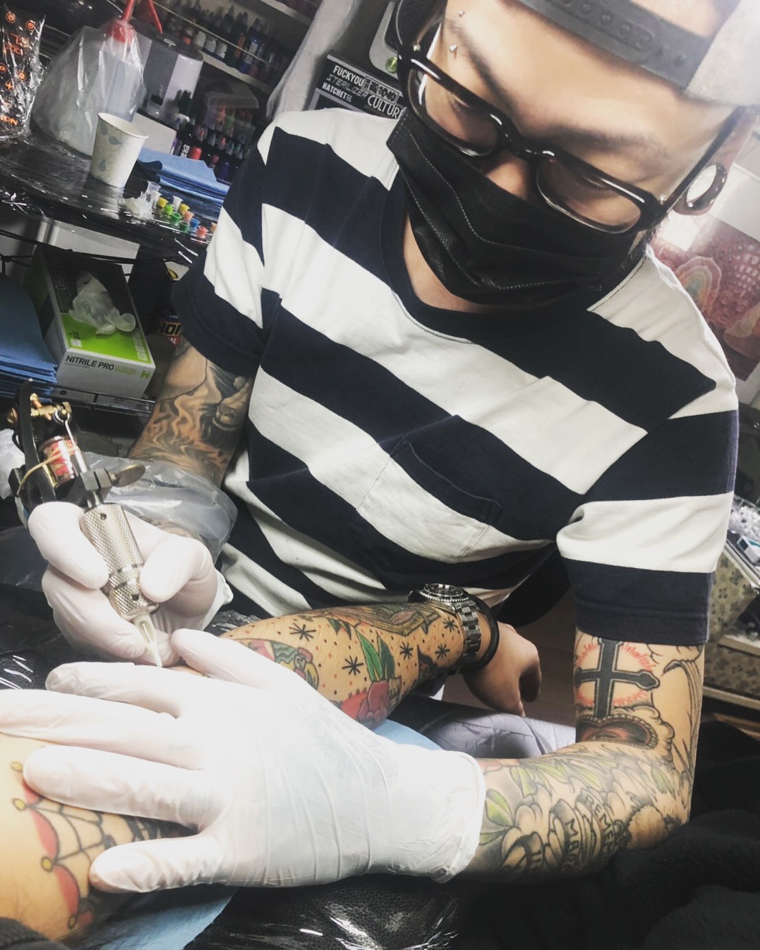 Studio Info Artwork63 Electric Tattooing刺青タトゥー 横浜白楽妙蓮寺菊名大倉山綱島日吉武蔵小杉渋谷横浜線東横線ブラックアンドグレーチカーノ鶴見