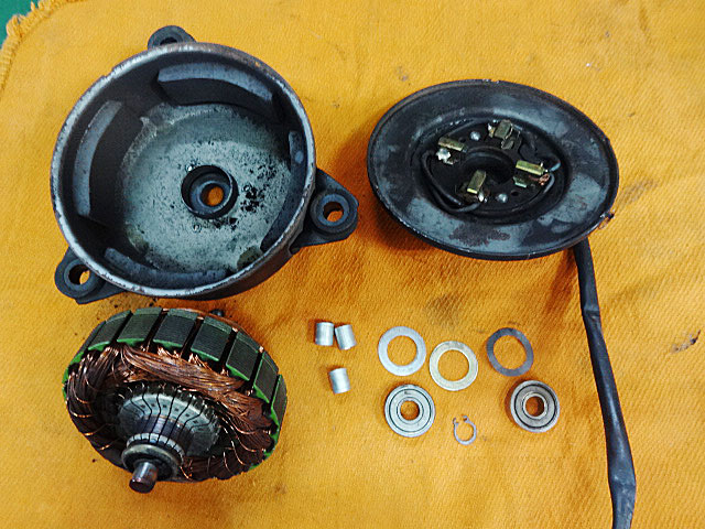 電動ファンモーター修理